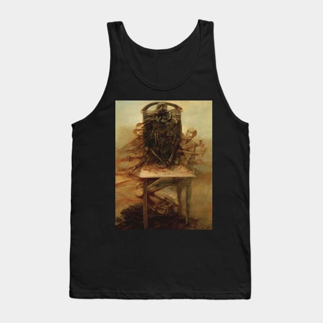 zdzislaw beksinski  - El tétrico universo pictórico de Zdzisław Beksiński Tank Top by QualityArtFirst